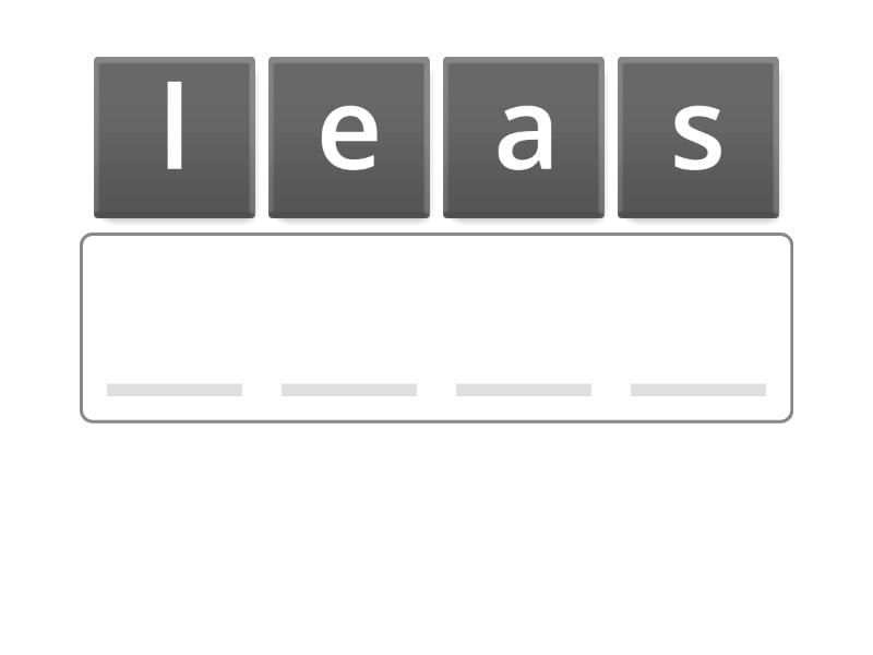 AE Sound Words - Anagram