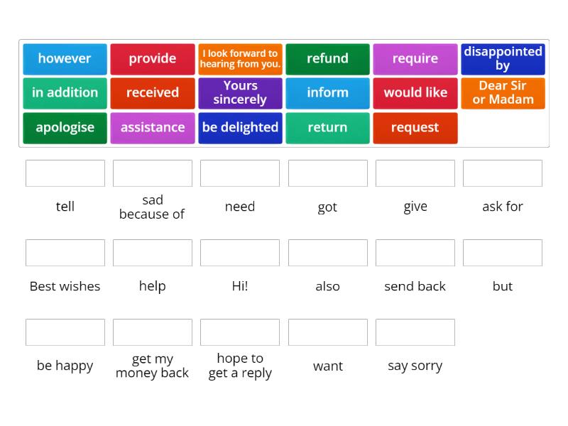 Formal Email Match Up