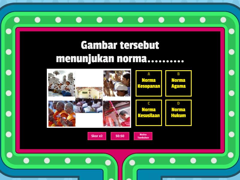 Norma Dan Aturan - Gameshow Quiz