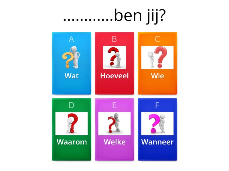 Vraagwoorden - Quiz