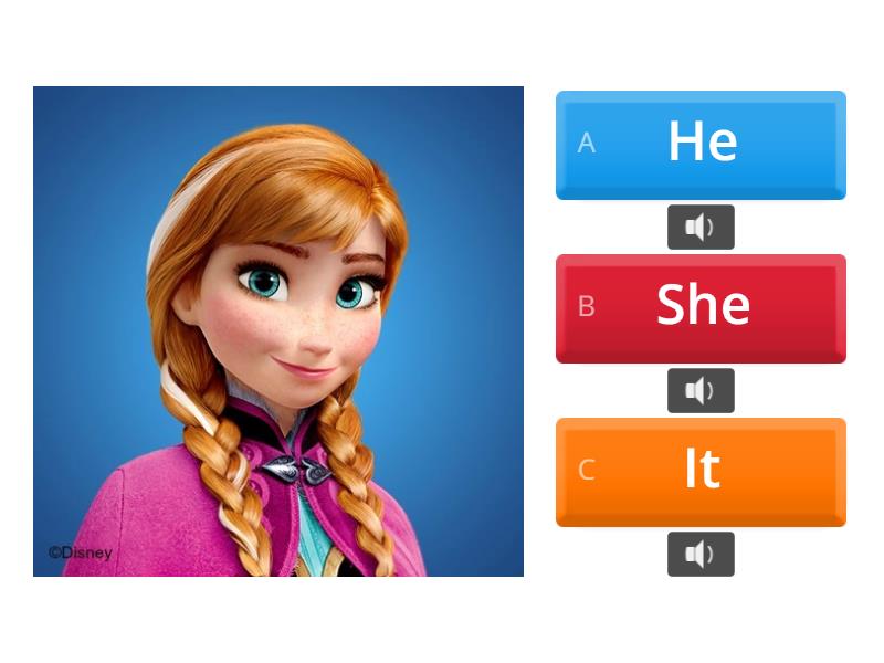 Pronouns ( he, she) - Quiz