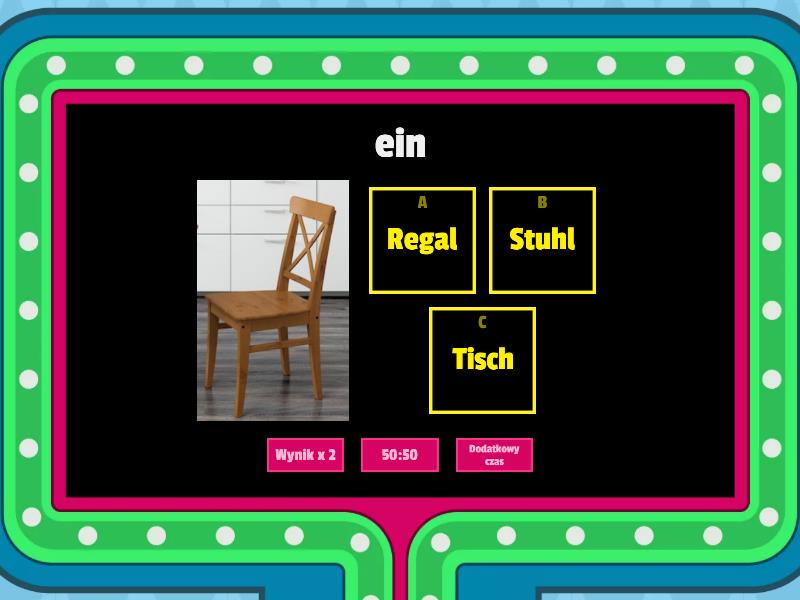 Meble Po Niemiecku Z Rodzajnikami Meble po Niemiecku - Gameshow quiz