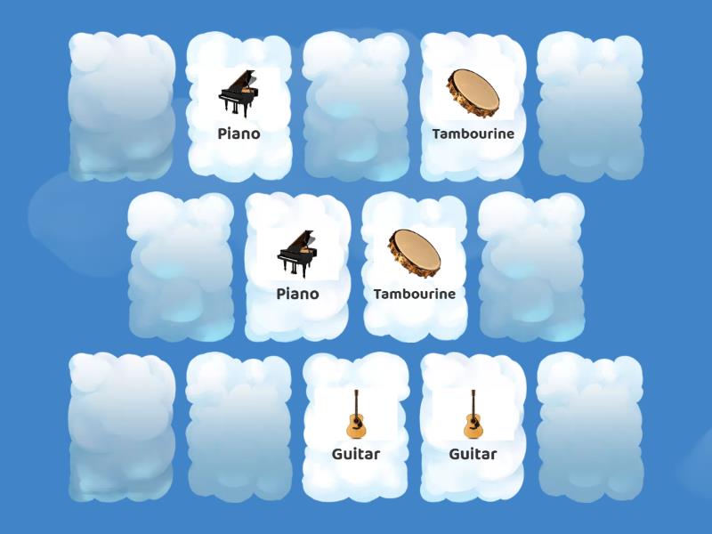 Memory game Musical Instruments Parejas