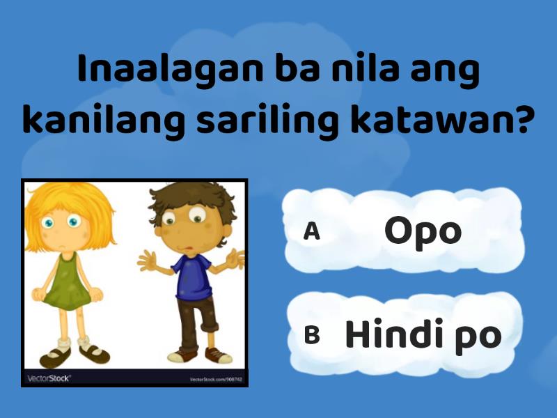 Pangangalaga Sa Sariling Katawan Quiz