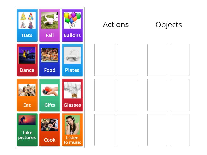 Party - Group sort