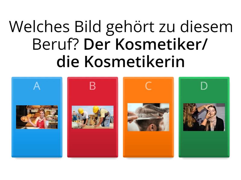 Die Berufe - Quiz