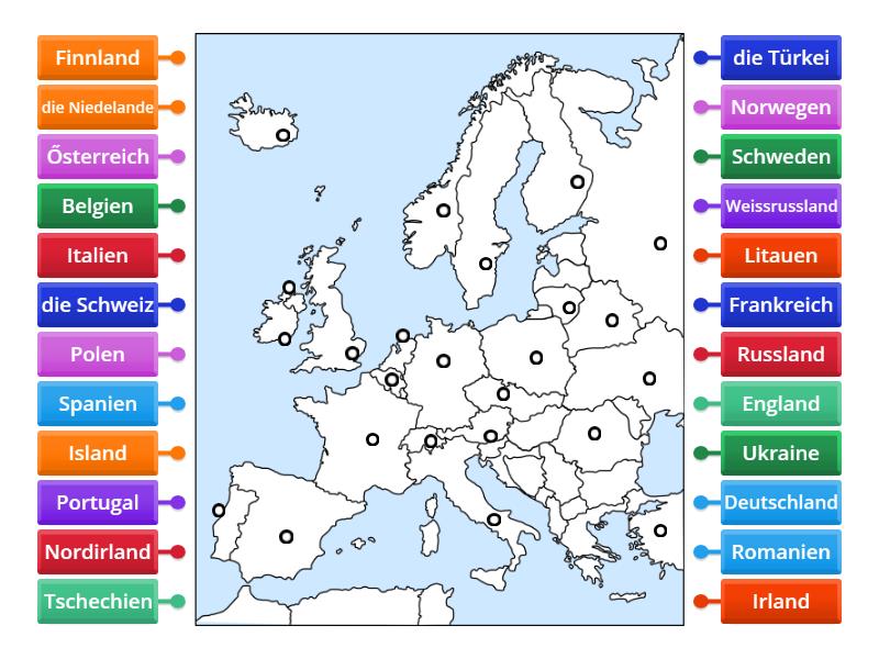 Die Länder - Labelled diagram