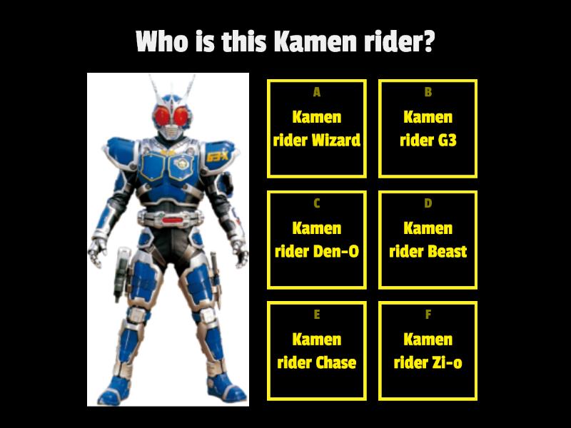 Kamen Rider - Quiz