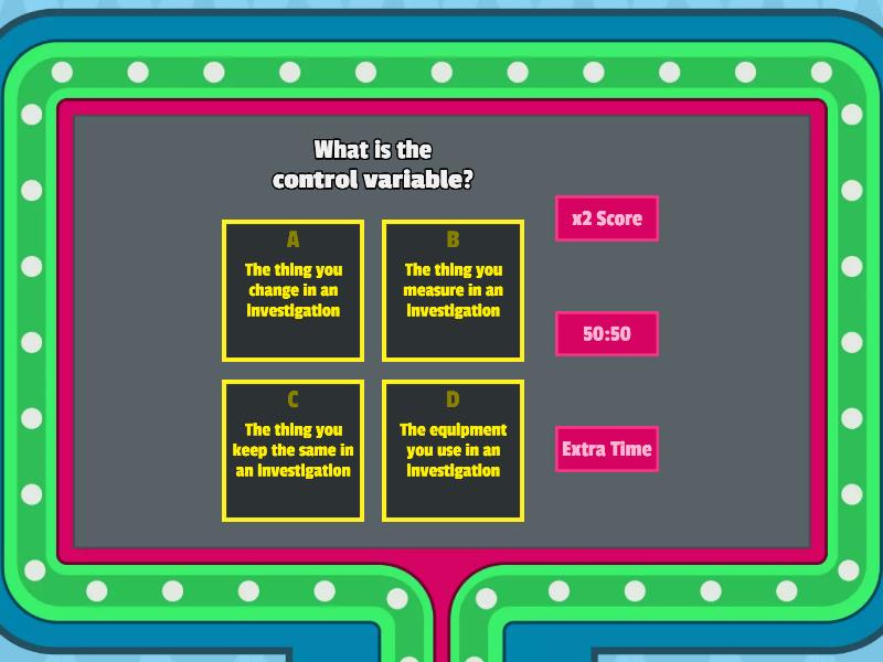 Team 2 - Gameshow quiz