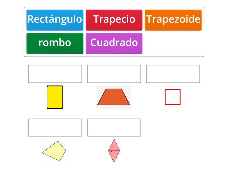 Reconocer las figuras Geometricas - Match up