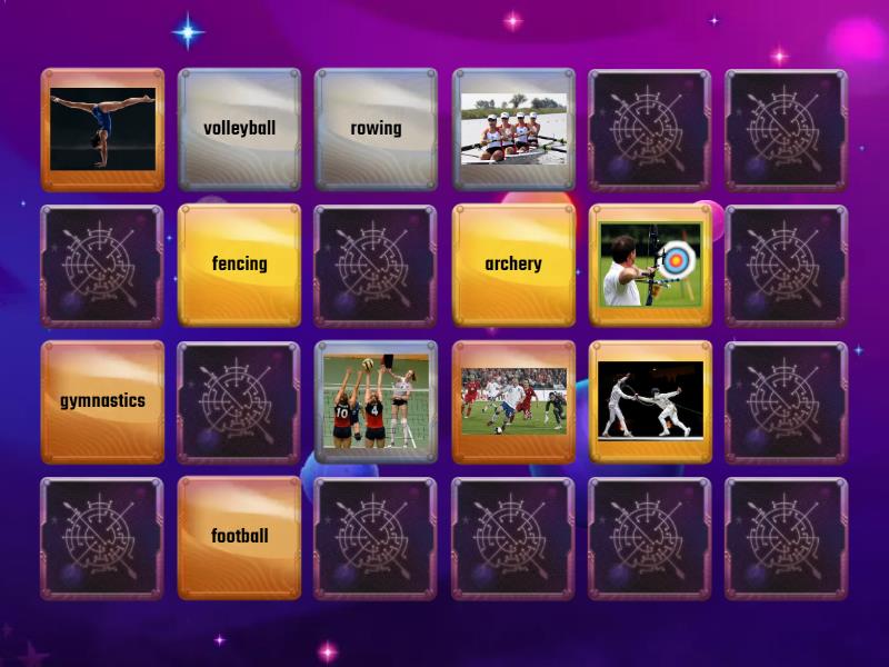 Sports - Matching pairs