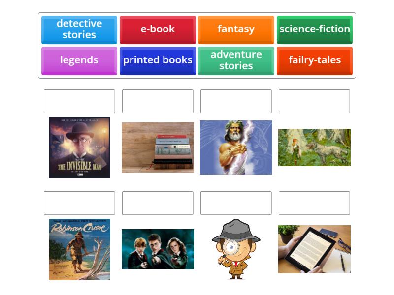 4b,c - book genres - Match up