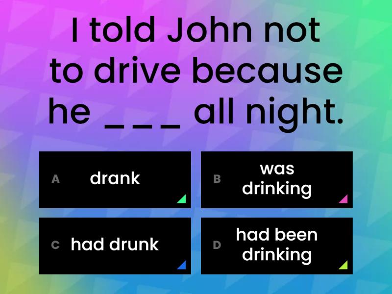 Narrative tenses. Double-check - Quiz