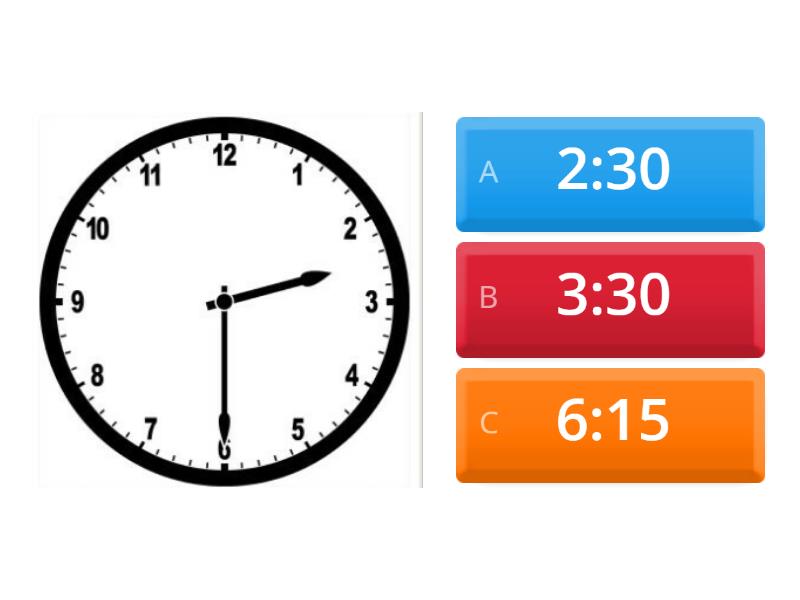 Reading the Clock - Quiz