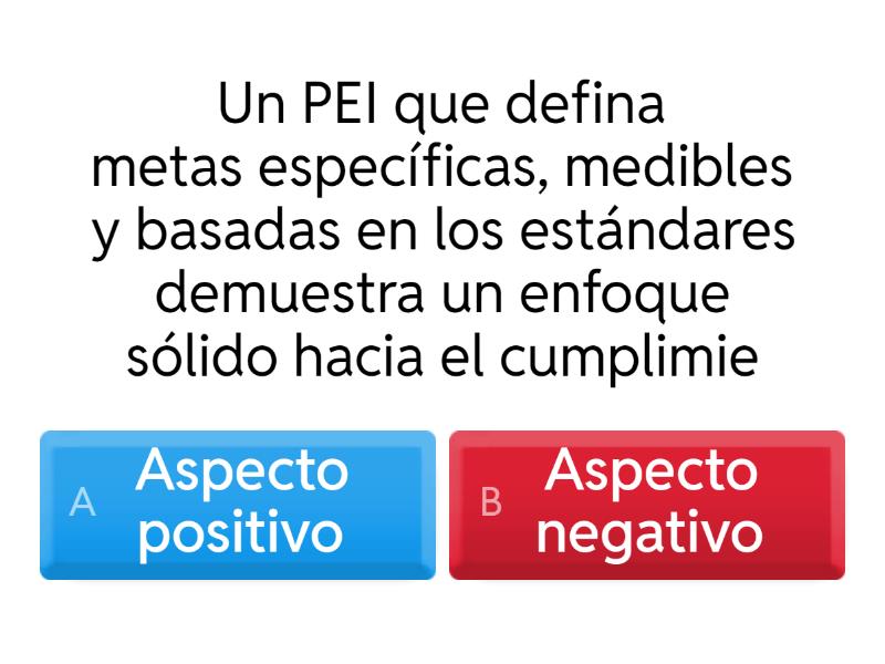 Identificar Los Aspectos Positivos Y Negativos Del Pei En Relaci N Con