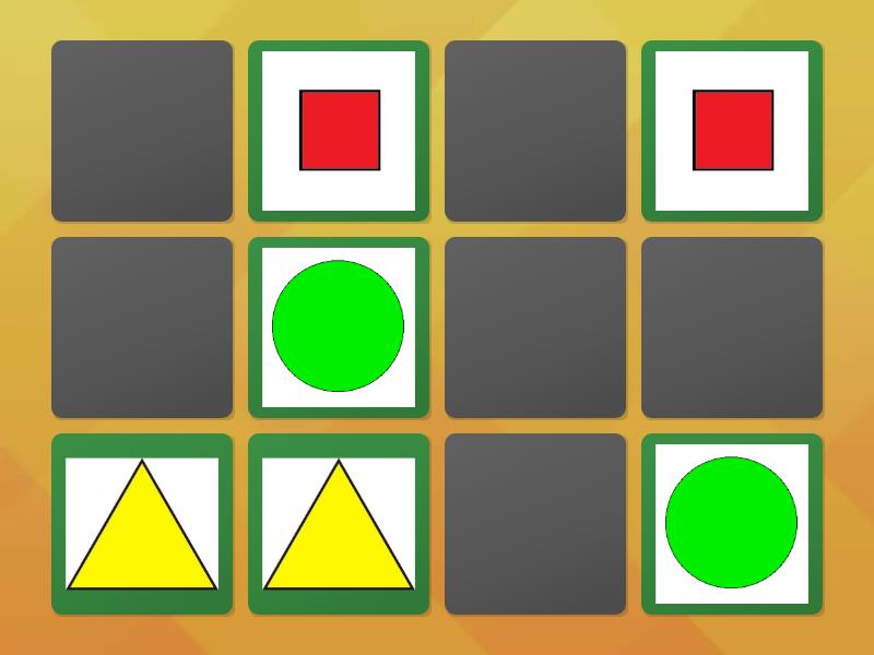 FIGURAS GEOMETRICAS - Matching pairs