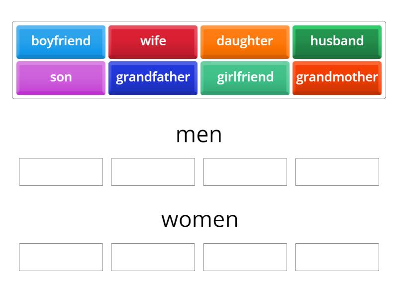 family - Group sort