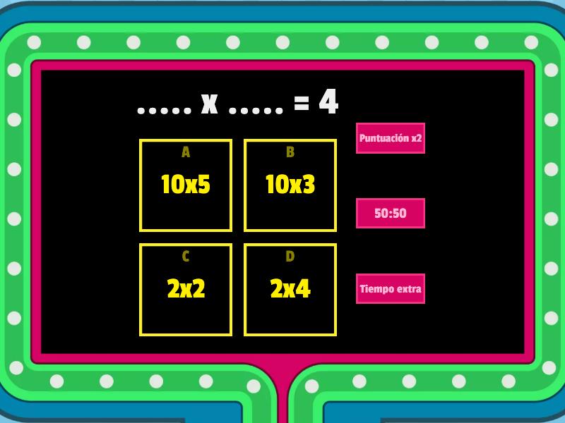 Encuentra El Resultado - Gameshow Quiz