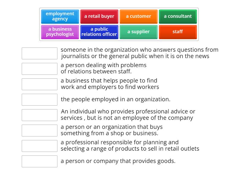 BUSINESS RESULT PRE-INTERMEDIATE - Unit 2 working with words - people ...