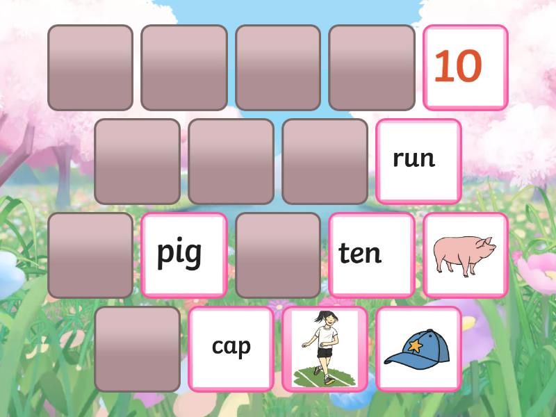 CVC Words - Matching pairs