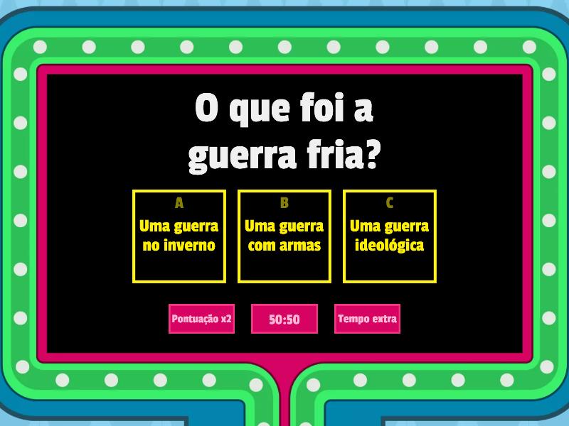 Trabalho De Ed. Financeira - Gameshow Quiz