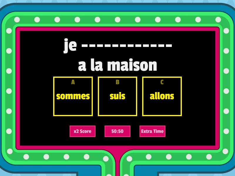 Etre Et Avoir - Gameshow Quiz