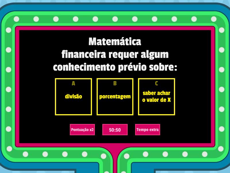 Economia Financeira- Quiz - Gameshow Quiz