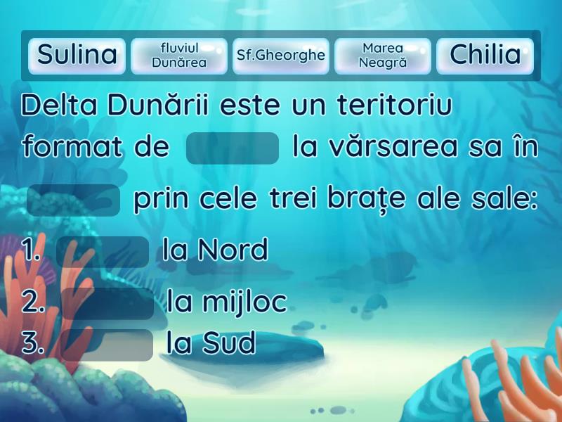 Delta Dunării - Complete the sentence