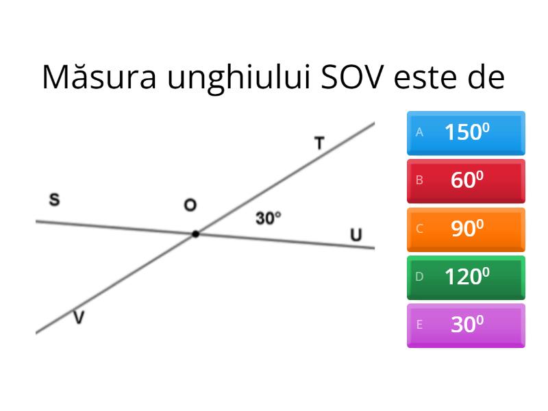 Unghiuri 2 - Quiz