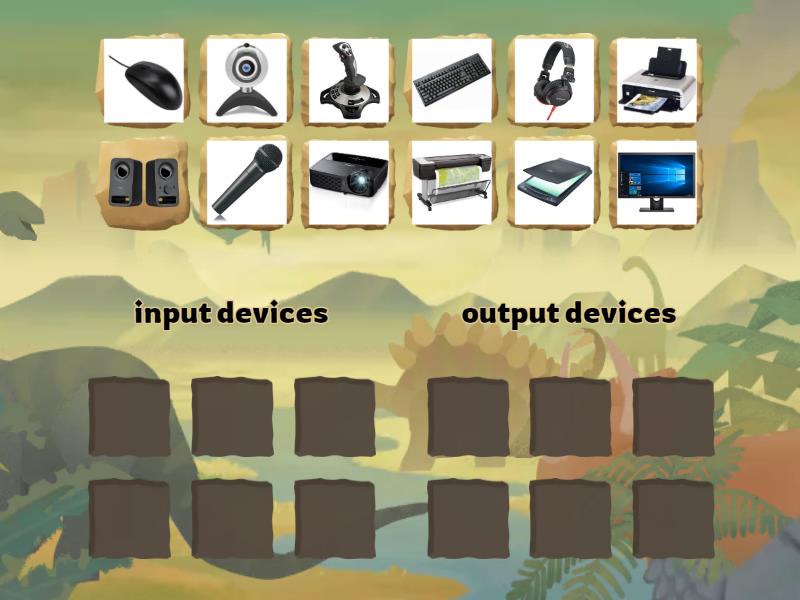 Identifying input and output device_grade 2 - Group sort