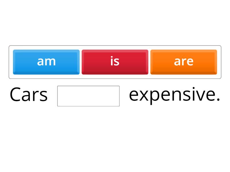 The verb 'to be' - Complete the sentence