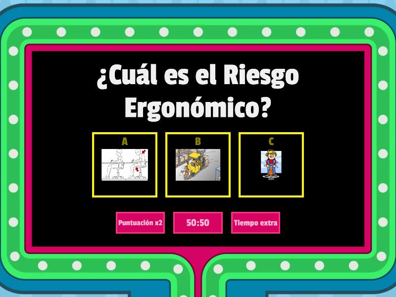 Tipos De Riesgos - Gameshow Quiz