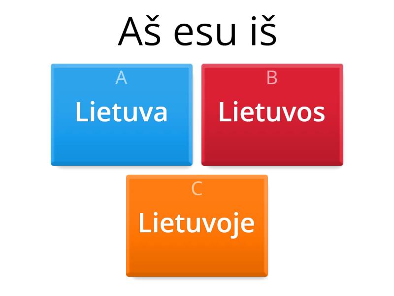 Raskite Tinkamą Formą - Quiz