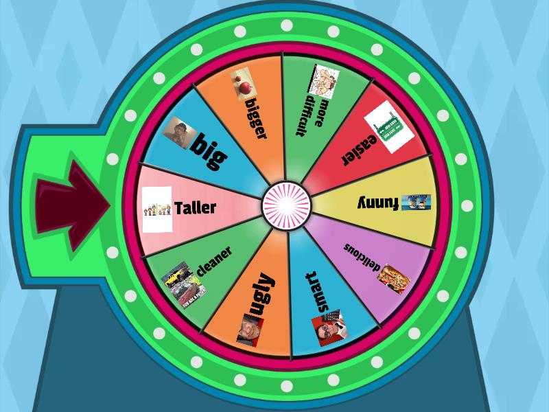 Comparatives - Spin the wheel