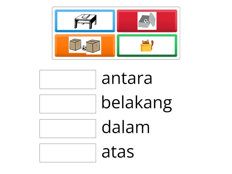 MENENTUKAN KATA ARAH DENGAN BETUL - Match up