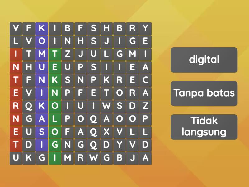 Teka teki - Wordsearch