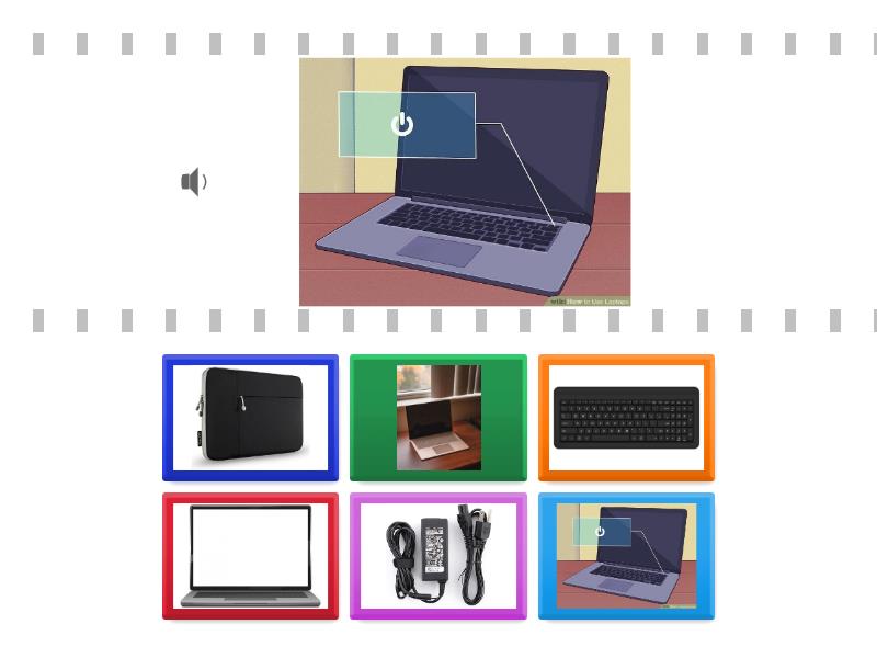 PARTES DE LA LAPTOP - Find the match