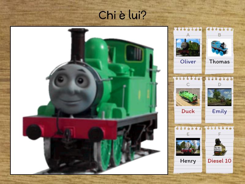 IL DEL TRENINO THOMAS - Quiz