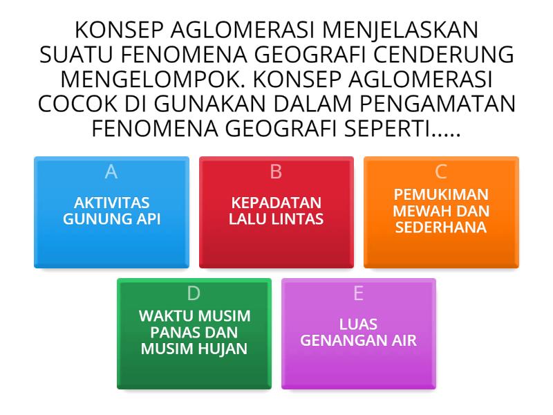 LATIHAN SOAL GEOGRAFI - Quiz