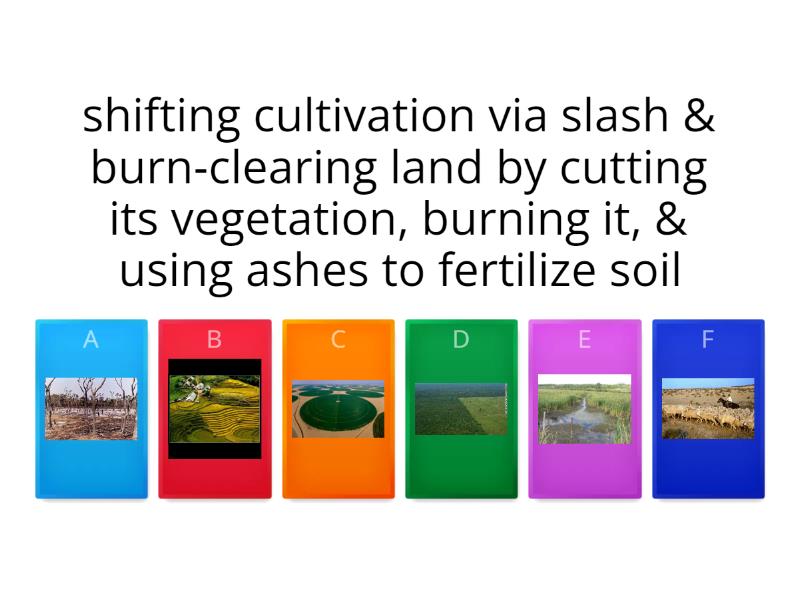 5.10 Agricultural Practices & the Alteration of the Landscape Quiz