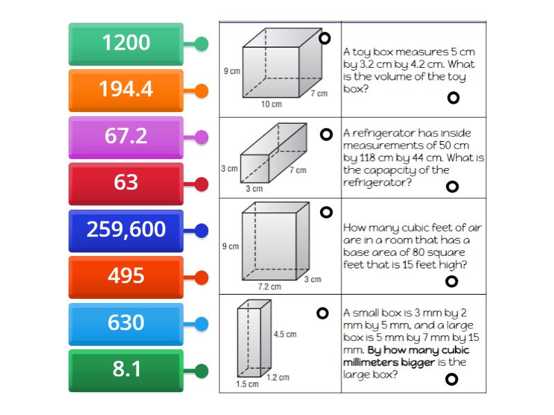 volume of rectangular prisms cylinders calculator