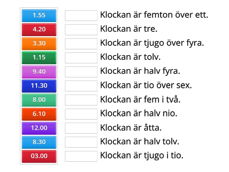 vad är klockan 2 pm et