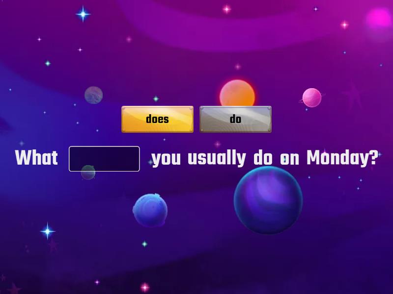 U4_Gr1_(What do you usually…?) - Complete the sentence