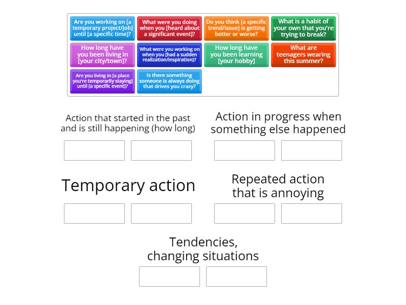 The continuous aspect - speakout advanced speaking (student A ...