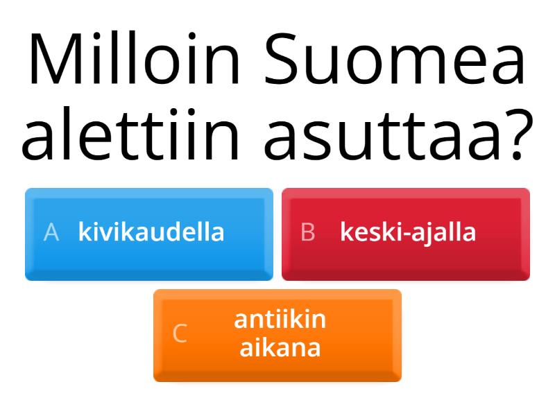 Suomen Historia + Turku Sm3 Kpl3 - Monivalinta