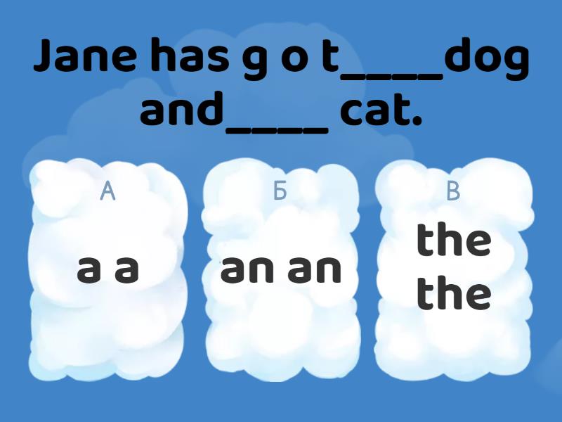 Starlight 6 unit 4f ARTICLES - Quiz