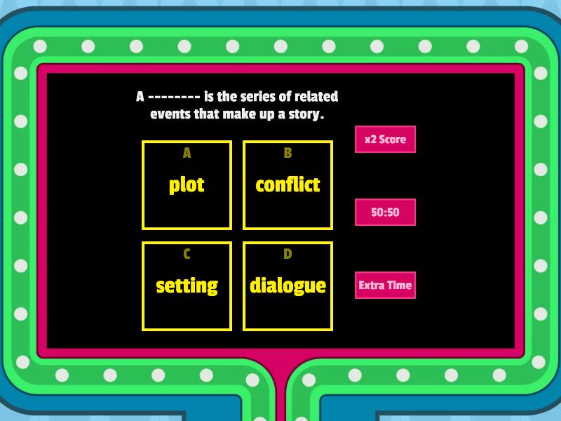 Elements of Drama Grade 9 - Gameshow quiz