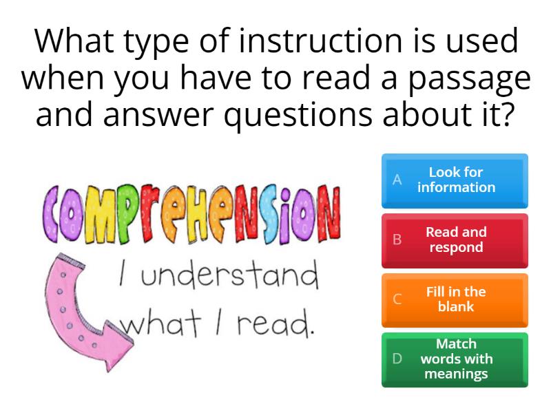 Instructions - Quiz