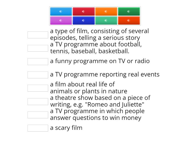 Types of TV programmes - Une las parejas