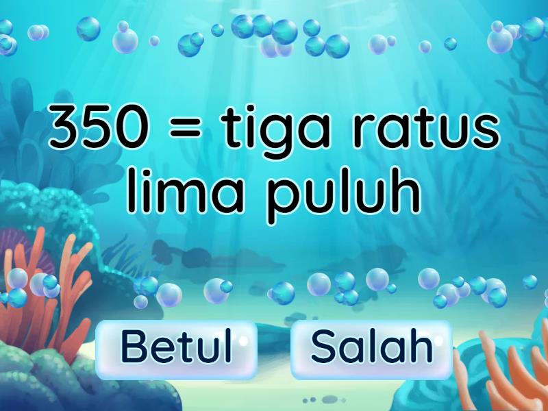 Tahun 2: Unit 1 - TP1 Menyatakan sebarang nombor hingga 1 000 - True or ...